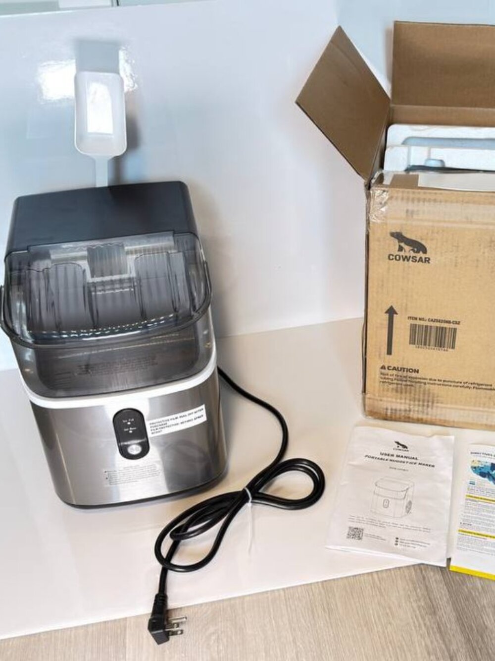 COWSAR Portable Nugget Ice Maker – Like New, Original Box